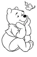 Winnie De Poeh kleurplaat 5